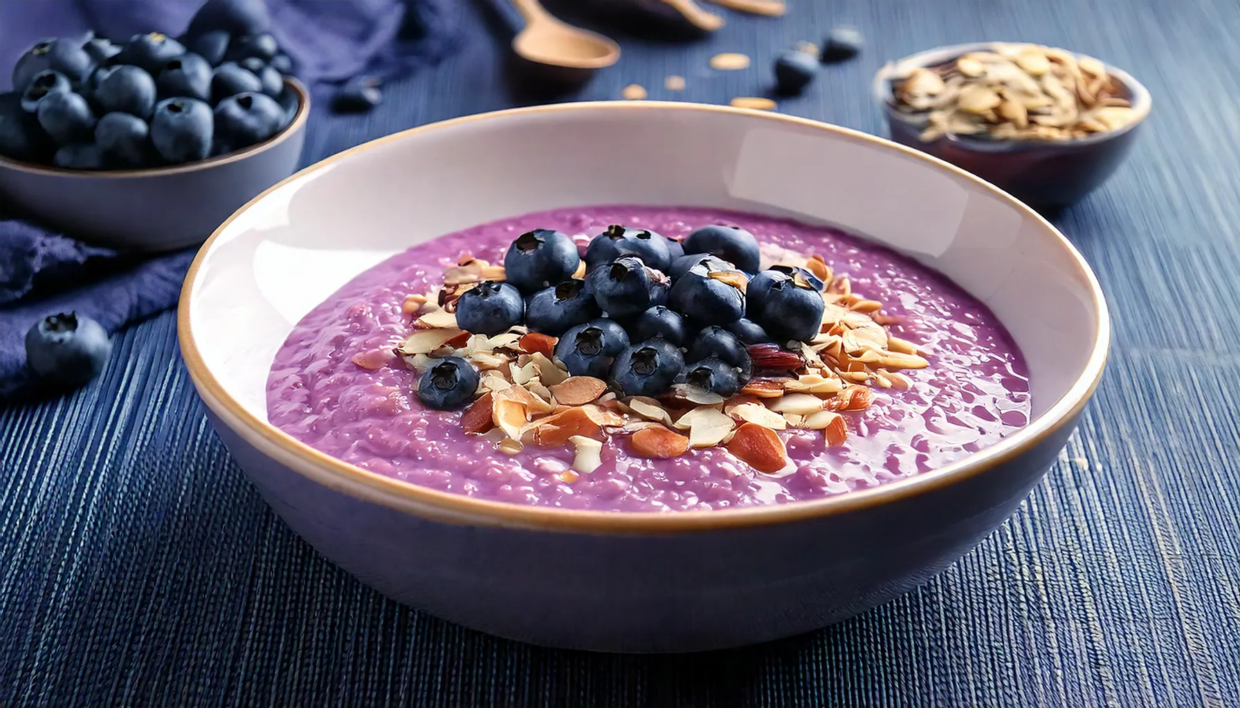 Porridge frais à la myrtille NutriCEC Porridge frais à la myrtille NutriCEC