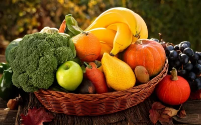 Aliments de saison en octobre : prix, poids et portions moyennes