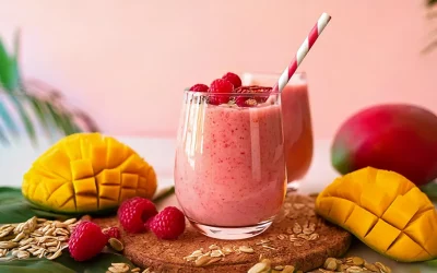 Smoothie Énergétique : Mangue / Framboises