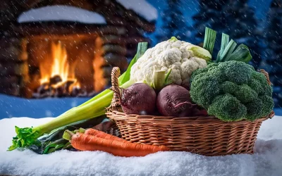 Aliments de saison en février : prix, poids et portions moyennes