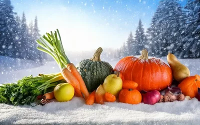 Aliments de saison en janvier : prix, poids et portions moyennes