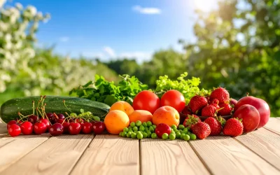 Aliments de saison en juin : prix, poids et portions moyennes